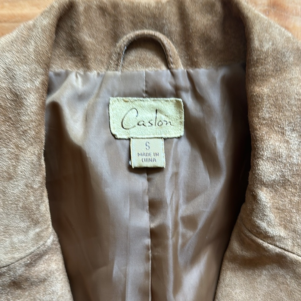 Caslon suede leather blazer jacket - Picture 2 of 7